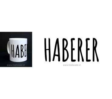 Tasse: Haberer (Kumpel, Liebhaber, Freund)