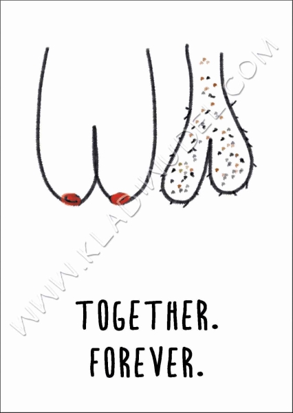 Postkarte: Together Forever